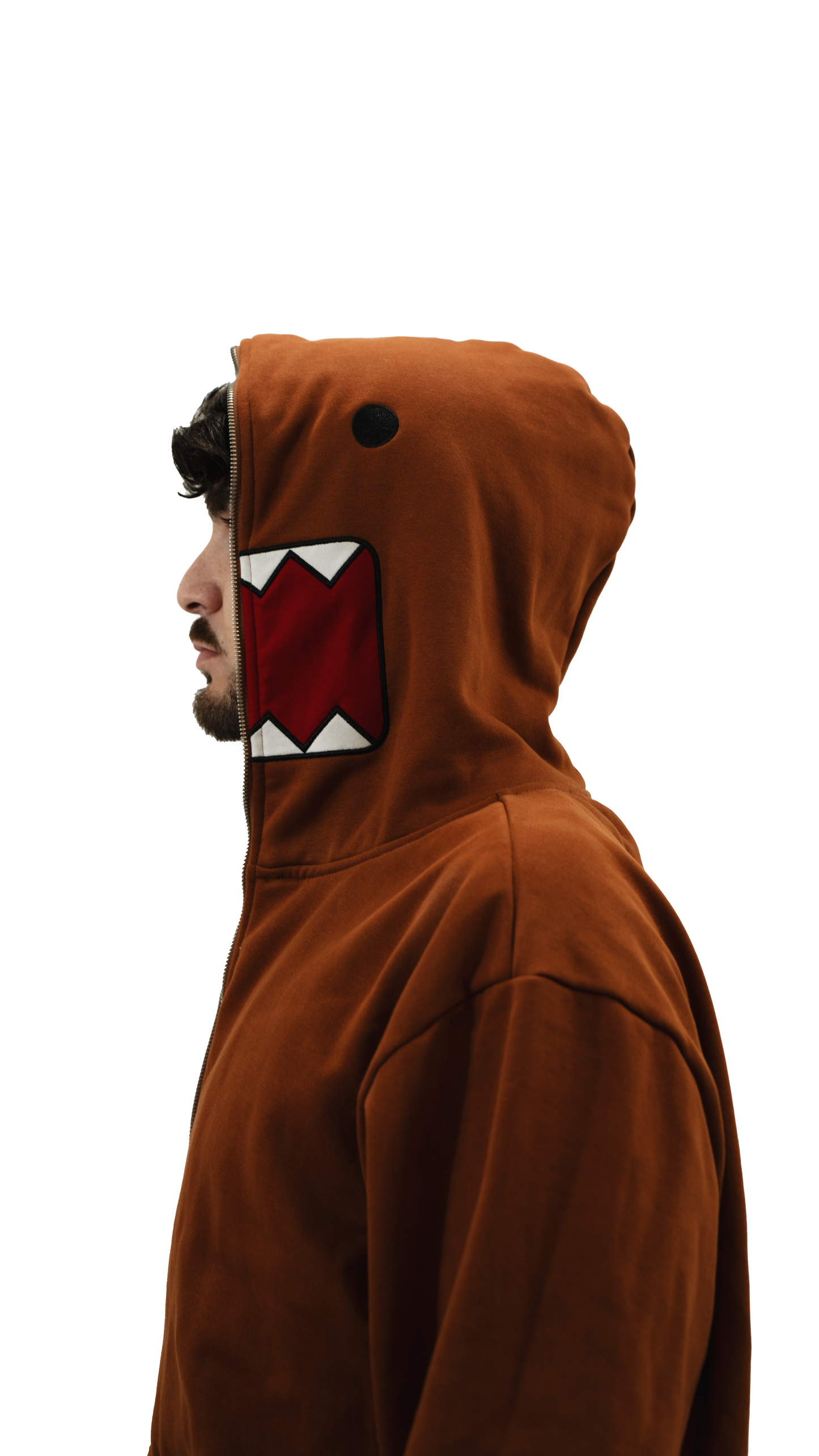 Domo Full Zip-Up Face Hoodie