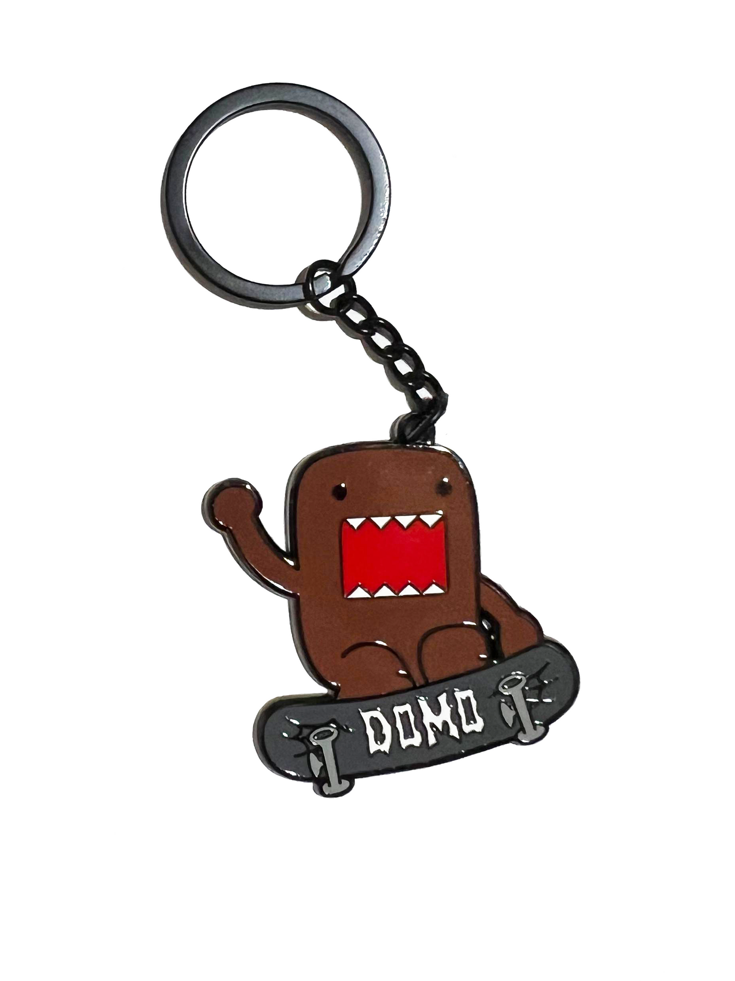 Skateboard Domo Keychain