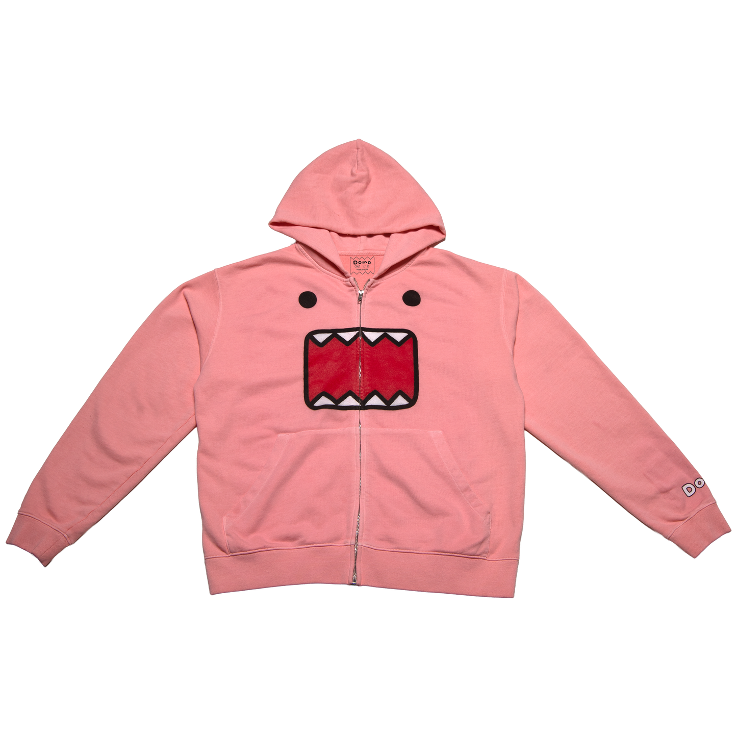Domo Pink Zip-up Hoodie