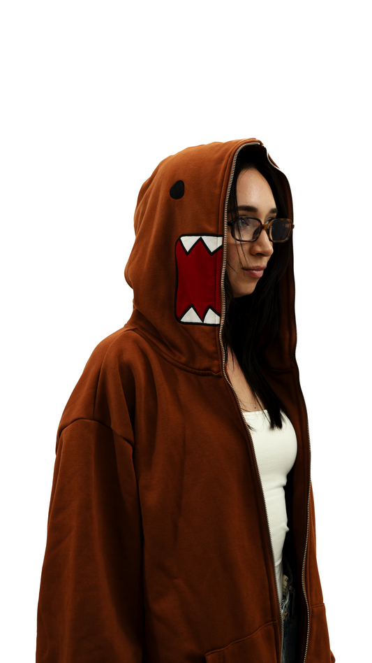 Domo Full Zip-Up Face Hoodie