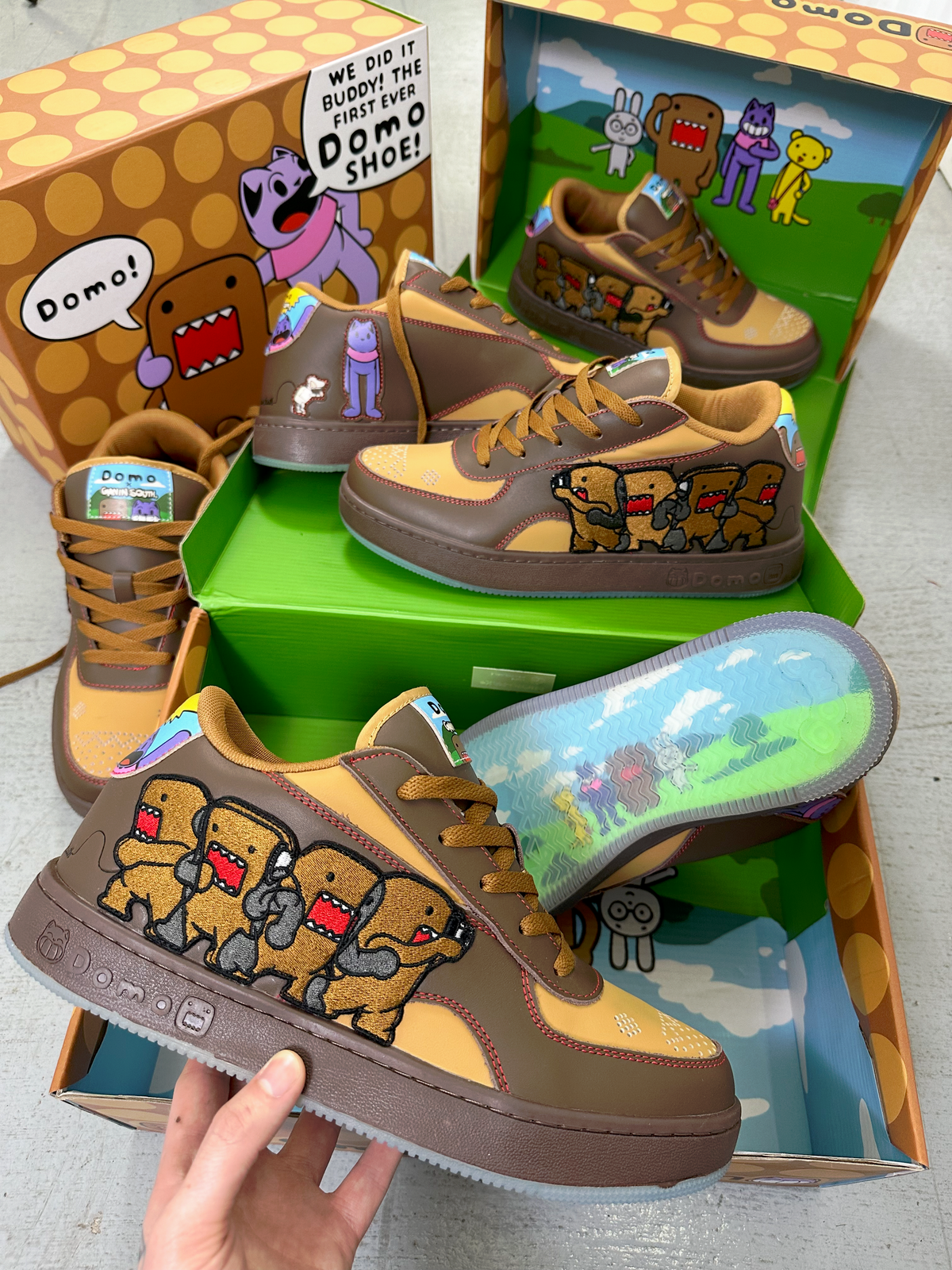 THE FIRST OFFICIAL DOMO SHOE