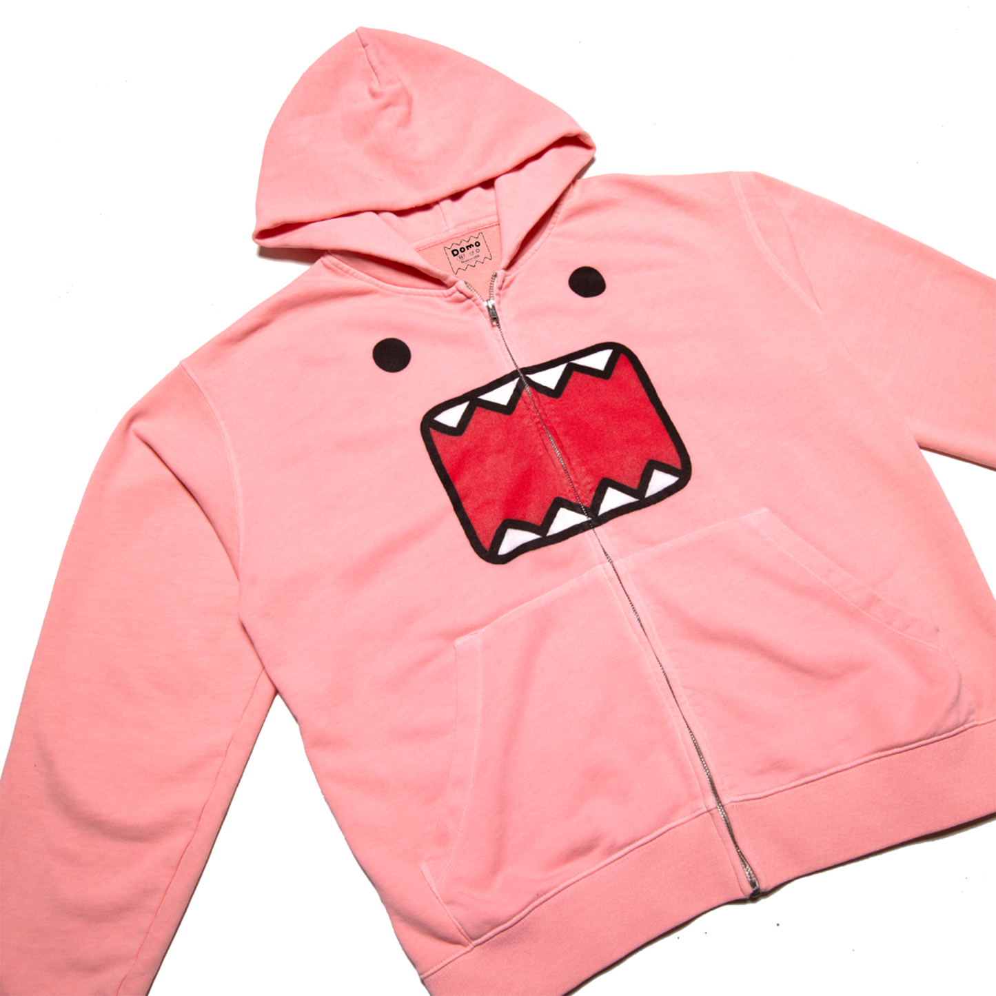 Domo Pink Zip-up Hoodie